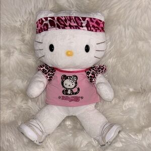 BUILD-A-BEAR Hello Kitty Plush 18” with T-shirt, Headband and Shoes